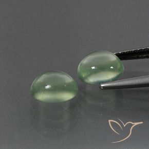 Shop natural 3.26ct Vert jaunâtre Préhnite gems, ovale, from Afrique du Sud at GemSelect. In stock, global shipping!