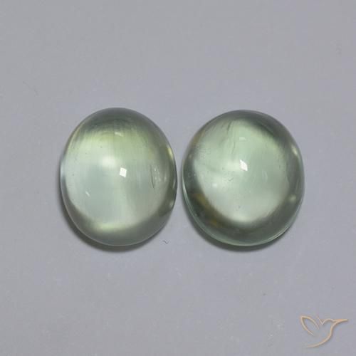 Shop natural 3.56ct Vert très clair Préhnite gems, ovale, from Afrique du Sud at GemSelect. In stock, global shipping!