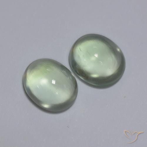 Shop natural 3.56ct Vert très clair Préhnite gems, ovale, from Afrique du Sud at GemSelect. In stock, global shipping!