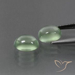 Shop natural 3.47ct Vert clair Préhnite gems, ovale, from Afrique du Sud at GemSelect. In stock, global shipping!