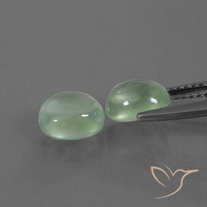 Shop natural 2.76ct Vert jaune léger Préhnite gems, ovale, from Afrique du Sud at GemSelect. In stock, global shipping!