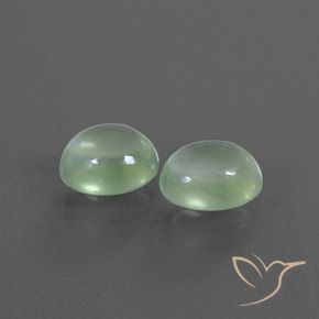 Shop natural 2.56ct Vert jaune léger Préhnite gems, ovale, from Afrique du Sud at GemSelect. In stock, global shipping!