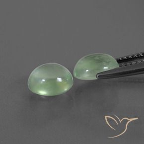 Shop natural 2.56ct Vert jaune léger Préhnite gems, ovale, from Afrique du Sud at GemSelect. In stock, global shipping!