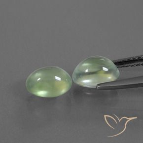 Shop natural 2.65ct Vert jaune léger Préhnite gems, ovale, from Afrique du Sud at GemSelect. In stock, global shipping!