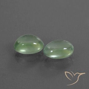 Shop natural 2.52ct Vert jaunâtre Préhnite gems, ovale, from Afrique du Sud at GemSelect. In stock, global shipping!