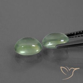 Shop natural 2.52ct Vert jaunâtre Préhnite gems, ovale, from Afrique du Sud at GemSelect. In stock, global shipping!