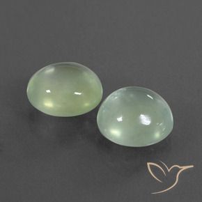 Shop natural 4.58ct Vert jaunâtre pâle Préhnite gems, ovale, from Afrique du Sud at GemSelect. In stock, global shipping!