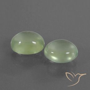Shop natural 4.39ct Vert poire pâle Préhnite gems, ovale, from Afrique du Sud at GemSelect. In stock, global shipping!