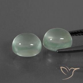 Shop natural 4.96ct Vert jaune très clair Préhnite gems, ovale, from Afrique du Sud at GemSelect. In stock, global shipping!