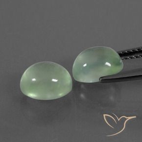 Shop natural 3.97ct Vert très clair Préhnite gems, ovale, from Afrique du Sud at GemSelect. In stock, global shipping!