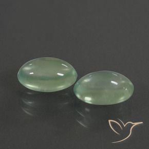 Shop natural 3.76ct Vert jaunâtre Préhnite gems, ovale, from Afrique du Sud at GemSelect. In stock, global shipping!