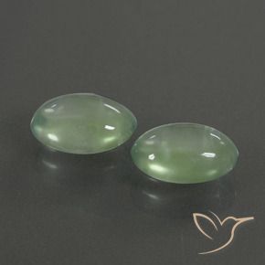 Shop natural 3.48ct Vert chaud Préhnite gems, ovale, from Afrique du Sud at GemSelect. In stock, global shipping!