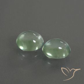 Shop natural 3.18ct Vert jaune léger Préhnite gems, ovale, from Afrique du Sud at GemSelect. In stock, global shipping!