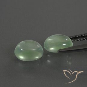 Shop natural 3.04ct Vert chaud Préhnite gems, ovale, from Afrique du Sud at GemSelect. In stock, global shipping!