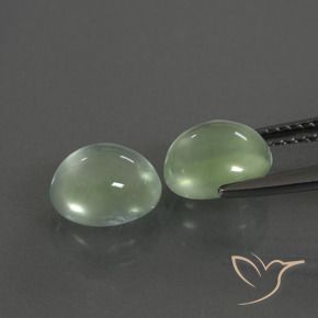 Shop natural 3.91ct Vert clair Préhnite gems, ovale, from Afrique du Sud at GemSelect. In stock, global shipping!