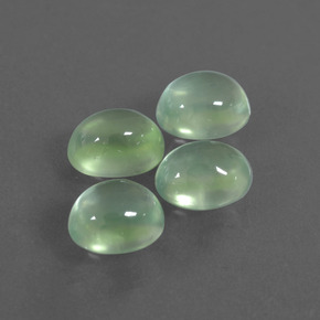 Achetez naturel ct Vert Prehnite gems, Coupe ovale, En provenance Afrique du Sud chez GemSelect. En stock, livraison internationale!
