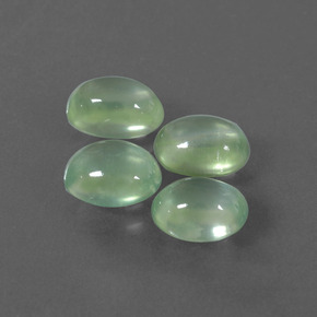 Achetez naturel ct vert préhnite gems, coupe ovale, en provenance afrique du sud chez gemselect. en stock, livraison internationale!