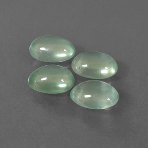 Achetez naturel ct vert préhnite gems, coupe ovale, en provenance afrique du sud chez gemselect. en stock, livraison internationale!
