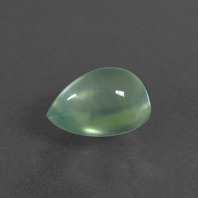 Prehnite Vert naturelle En forme de poire, 2.30 ct, Transparent