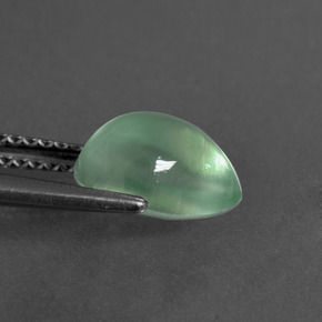 Prehnite Vert naturelle En forme de poire, 2.30 ct, Transparent