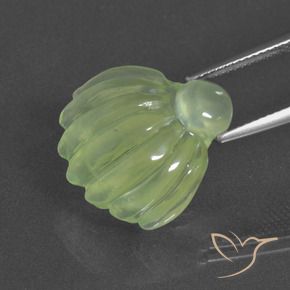 Préhnite Vert citron naturelle Fantaisie, 14.49 ct, Translucide