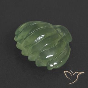 Préhnite Vert poire naturelle Fantaisie, 15.48 ct, Translucide