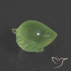 Préhnite Vert poire naturelle Fantaisie, 6.17 ct, Translucide