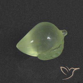 Préhnite Vert moyen naturelle Fantaisie, 6.02 ct, Translucide