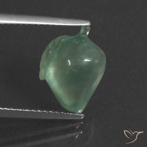 4.74ct Naturel Menthe légère Préhnite, Fantaisie, Translucide