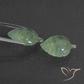 Shop natural 10.15ct Vert poire léger Préhnite gems, Fantaisie, from Afrique du Sud at GemSelect. In stock, global shipping!