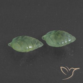 Shop natural 9.01ct Vert poire léger Préhnite gems, Fantaisie, from Afrique du Sud at GemSelect. In stock, global shipping!