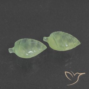 Shop natural 8.38ct Vert poire pâle Préhnite gems, Fantaisie, from Afrique du Sud at GemSelect. In stock, global shipping!