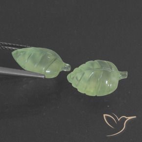 Shop natural 8.38ct Vert poire pâle Préhnite gems, Fantaisie, from Afrique du Sud at GemSelect. In stock, global shipping!