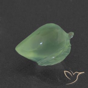 Préhnite Vert jaunâtre naturelle Fantaisie, 6.51 ct, Translucide