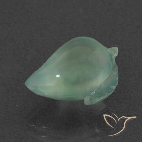 Préhnite Menthe verte naturelle Fantaisie, 7.37 ct, Translucide