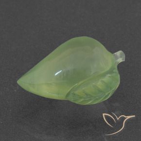 Préhnite Vert moyen naturelle Fantaisie, 8.47 ct, Translucide