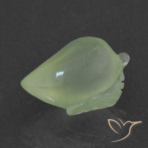 Préhnite Vert jaunâtre naturelle Fantaisie, 8.69 ct, Translucide