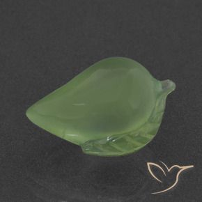 Préhnite Vert moyen naturelle Fantaisie, 7.25 ct, Translucide
