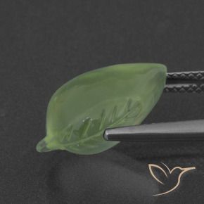 Préhnite Vert moyen naturelle Fantaisie, 7.25 ct, Translucide