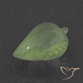 Préhnite Vert poire pâle naturelle Fantaisie, 7.94 ct, Translucide