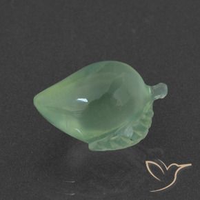 Préhnite Vert clair naturelle Fantaisie, 6.25 ct, Translucide