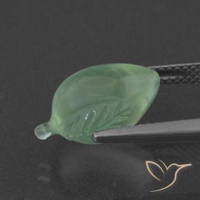 Préhnite Vert clair naturelle Fantaisie, 6.25 ct, Translucide