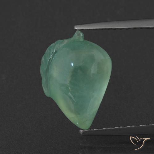 5.79ct Naturel Vert froid léger Préhnite, Fantaisie, Translucide