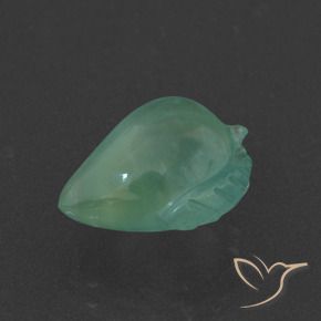 Préhnite Vert froid léger naturelle Fantaisie, 5.79 ct, Translucide