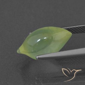 Préhnite Vert citron naturelle Fantaisie, 7.16 ct, Translucide