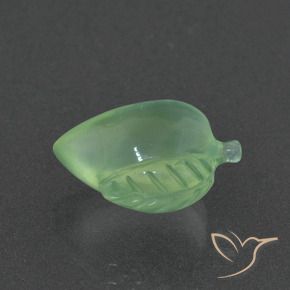 Préhnite Vert jaunâtre naturelle Fantaisie, 5.59 ct, Translucide