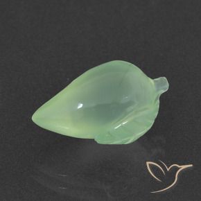 Préhnite Vert moyen naturelle Fantaisie, 5.55 ct, Translucide