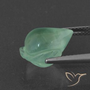 Préhnite Vert clair naturelle Fantaisie, 6.68 ct, Translucide
