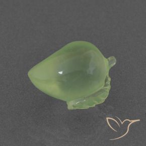 Préhnite Vert jaunâtre naturelle Fantaisie, 5.90 ct, Translucide