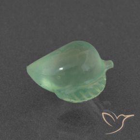 Préhnite Vert pin léger naturelle Fantaisie, 5.57 ct, Translucide